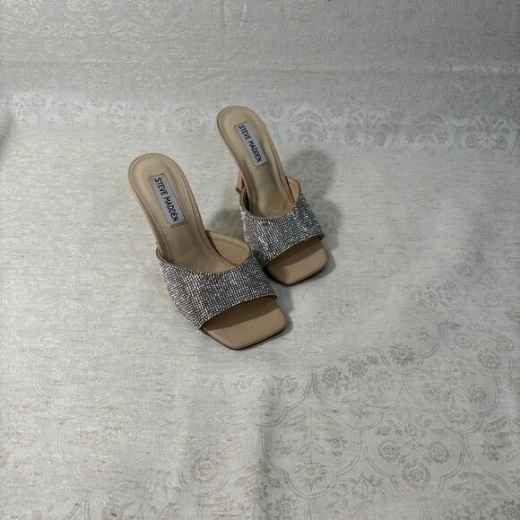 Steve Madden Rhinestone Kitten Heels - Picture 4 of 9